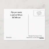 ラブラドールリトリバーGet Wellポストカード ポストカード (裏面)