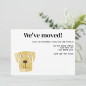 ラブラドールリトリーブドッグの新しいアドレスの発表 案内状 (スタンド正面)