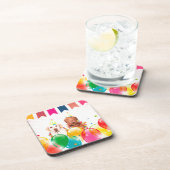 ラブラドールリトリーブドッグバルーン誕生日 コースター (右側)