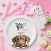 ラブラドールリト結婚リーバーありがとう ペーパープレート (パーティー)