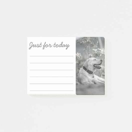 ラブラドールリラックスドッグのPOST ITノート ポストイット (正面)