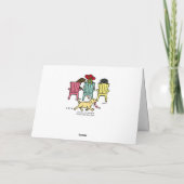 ラブラドールリラックスママとキッズカード カード (裏面)