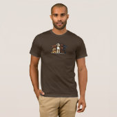ラブラドールレインボー Tシャツ (正面フル)