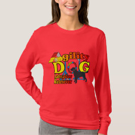 ラブラドールレトリエバーアジリティシャツギフト Tシャツ
