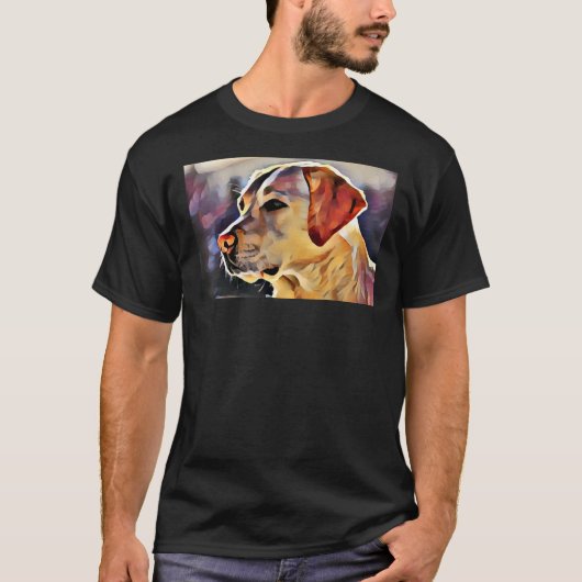ラブラドールレトリエバーアート Tシャツ (正面)