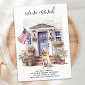 ラブラドールレトリエバーイエロードッグ愛国的なペット移動 案内状