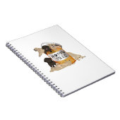 ラブラドールレトリエバーオーナーハッピーピルズアンチディプレサン ノートブック (右側)