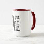 ラブラドールレトリエバーギフトブラックラボ顔写真 マグカップ (正面右)