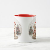 ラブラドールレトリエバークリスマスドッグ マグカップ (中央)