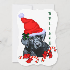 ラブラドールレトリエバークリスマス シーズンカード
