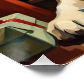 ラブラドールレトリエバークリスマス ポスター (コーナー)