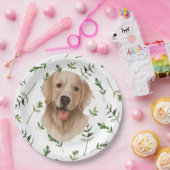 ラブラドールレトリエバーグリーンリーボホベイビーシャワー ペーパープレート (パーティー)