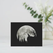 ラブラドールレトリエバースタンドオンマウンテンハロウィーン ポストカード (スタンド正面)