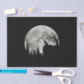 ラブラドールレトリエバースタンドオンマウンテンハロウィーン 薄葉紙 (クラフト)