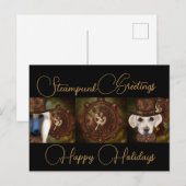 ラブラドールレトリエバースチームパンク シーズンポストカード (正面/裏面)