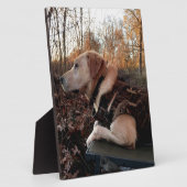 ラブラドールレトリエバーダックミサイル発射パッド フォトプラーク (側面)