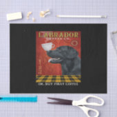 ラブラドールレトリエバードッグコーヒー 薄葉紙 (クラフト)