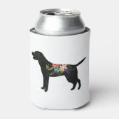ラブラドールレトリエバードッグブリードボヘミアンフローラ 缶クーラー (缶正面)