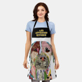 ラブラドールレトリエバードッグ恋人 エプロン (着用した状態)