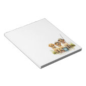 ラブラドールレトリエバードッグ魚釣り ノートパッド (アングル)