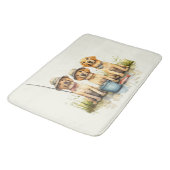 ラブラドールレトリエバードッグ魚釣り バスマット (アングル)