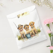 ラブラドールレトリエバードッグ魚釣り フェイバーバッグ (封をした状態)