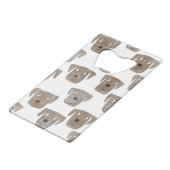 ラブラドールレトリエバードッグ クレジットカード栓抜き (裏面アングル)