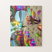 ラブラドールレトリエバードッグ ジグソーパズル (縦)