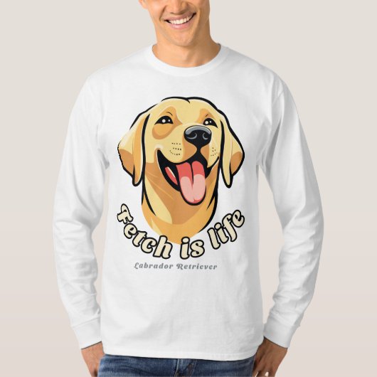 ラブラドールレトリエバードッグ Tシャツ (正面)