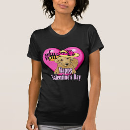 ラブラドールレトリエバーバレンタインデーのプレゼント Tシャツ