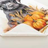 ラブラドールレトリエバーパピーオータムカボキンズドッグ恋人 シェルパブランケット (3/4)