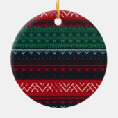 ラブラドールレトリエバーパピーズクリスマス セラミックオーナメント (裏面)