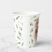 ラブラドールレトリエバーベビーシャワー水彩テーマ 紙コップ (右)