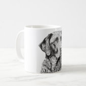 ラブラドールレトリエバーマグ コーヒーマグカップ (正面左)