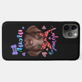 ラブラドールレトリエバーママ水彩犬ママGIft Case-Mate iPhoneケース (裏面(横))