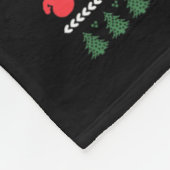 ラブラドールレトリエバーメリークリスマス醜いセーターDo フリースブランケット (角)