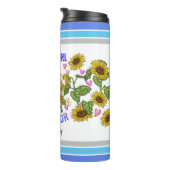 ラブラドールレトリエバーラバーヒマワリートレーナーフローラ タンブラー (回転右)