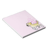 ラブラドールレトリエバーラブ ノートパッド (アングル)