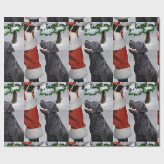 ラブラドールレトリエ信じーバー ラッピングペーパー (フラット)