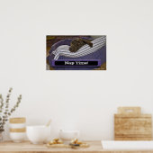 ラブラドールレトリバーをベッドに ポスター (キッチン)