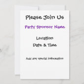 ラブラドールレトリバーをベッドに 招待状 (裏面)