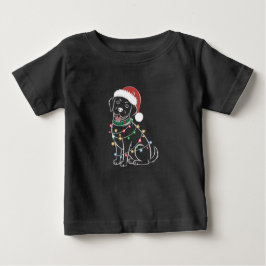 ラブラドールレトリバークリスマス ベビーTシャツ