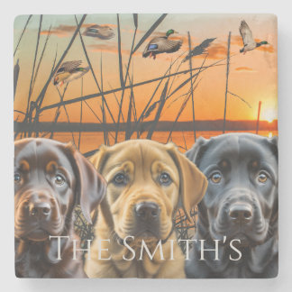 ラブラドールレトリバーパピーカスタマイズ ストーンコースター