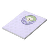 ラブラドールレトリバーパピー絵画ズオリジナルドッグアート ノートパッド (回転)