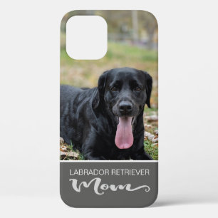 ラブラドールレトリバーママあなたの犬の写真を追加ケースマット iPhone 12ケース