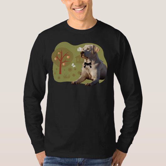 ラブラドールレトリバー山脈 Tシャツ (正面)