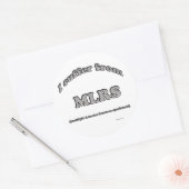 ラブラドールレトリバー症候群 – ステッカー (封筒)