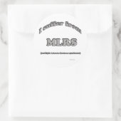 ラブラドールレトリバー症候群 – ステッカー (バッグ)