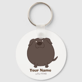 ラブラドールレトリバー "ラブたま(黒)" キーホルダー