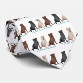 ラブラドールレトリバー – 3色を愛する ネクタイ (ロール)